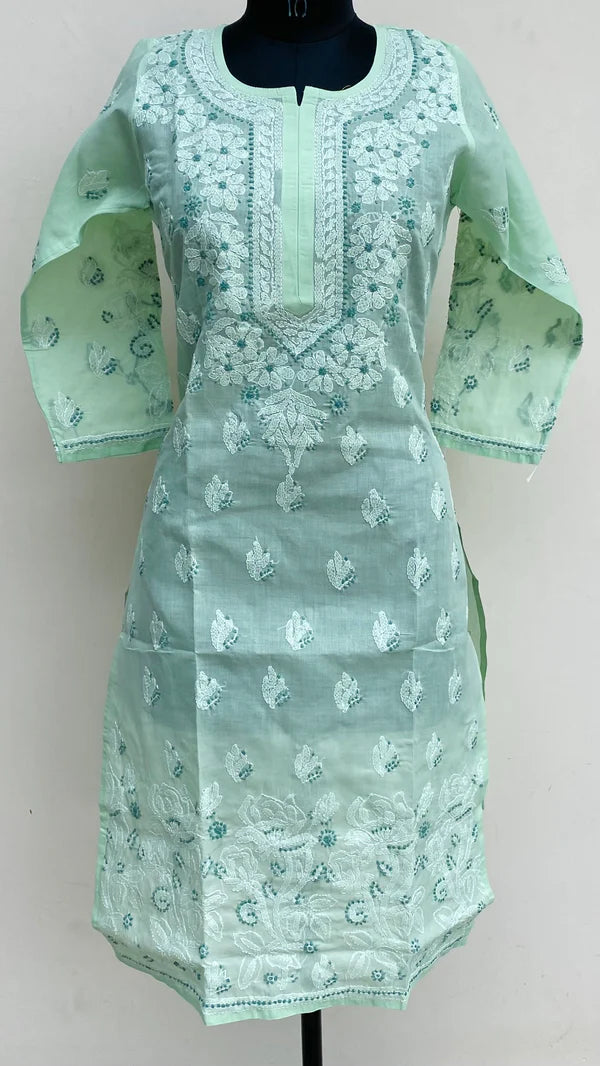 Lucknowi Chikankari Kurti Cotton