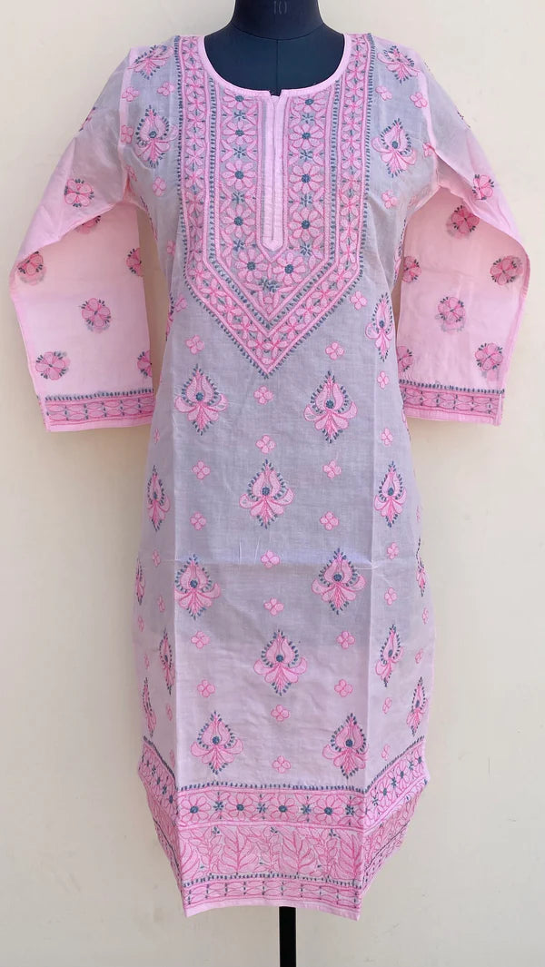 Lucknowi Chikankari Kurti Cotton