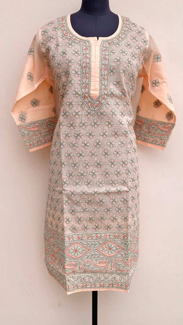 Lucknowi Chikankari Kurti Cotton