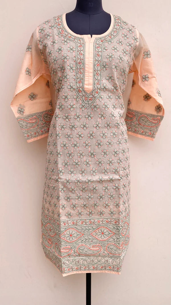 Lucknowi Chikankari Kurti Cotton