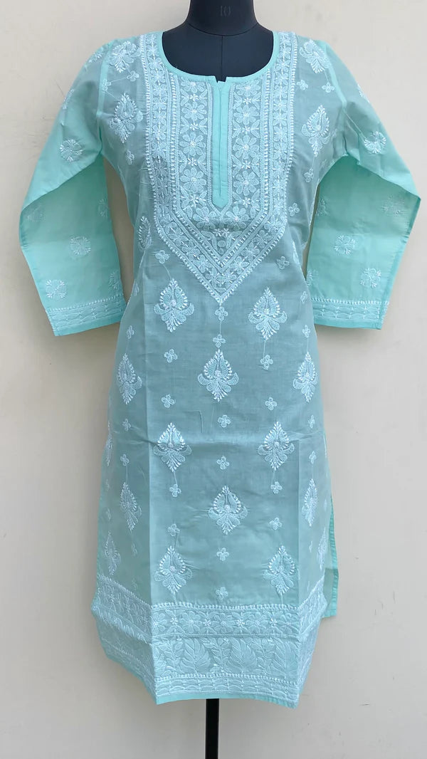 Lucknowi Chikankari Kurti Cotton