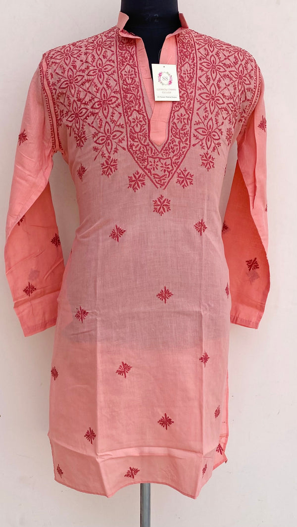 Lucknowi Chikankari Men’s Kurta Gajri Cotton