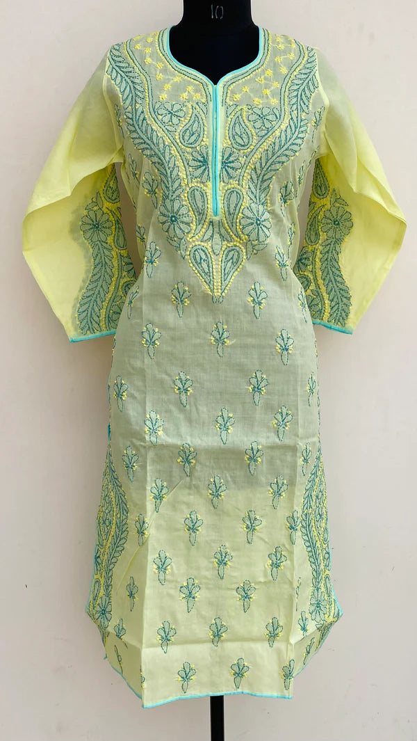 Lucknowi Chikankari Kurti Cotton