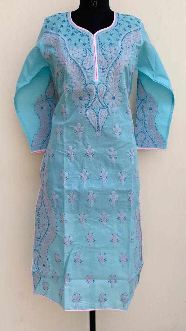 Lucknowi Chikankari Kurti Cotton