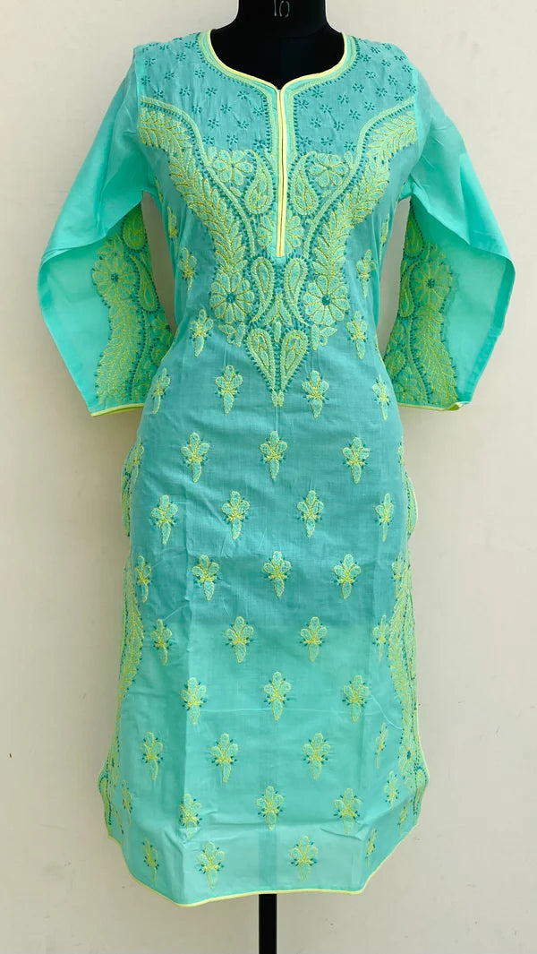 Lucknowi Chikankari Kurti Cotton