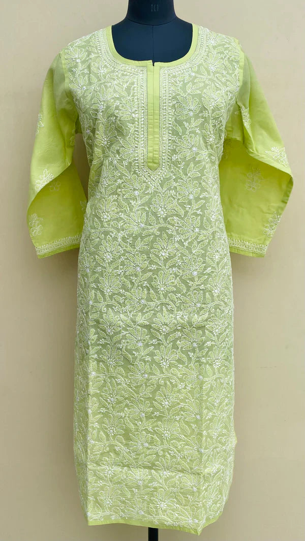 Lucknowi Chikankari Kurti Cotton