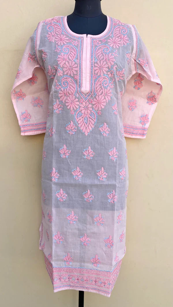 Lucknowi Chikankari Kurti Cotton