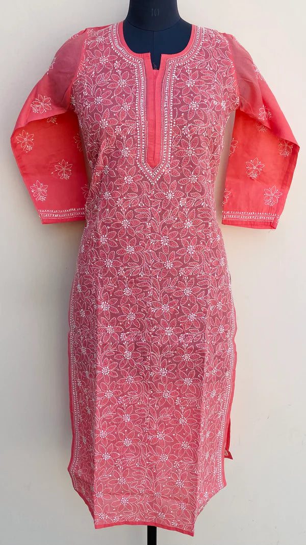 Lucknowi Chikankari Kurti Cotton