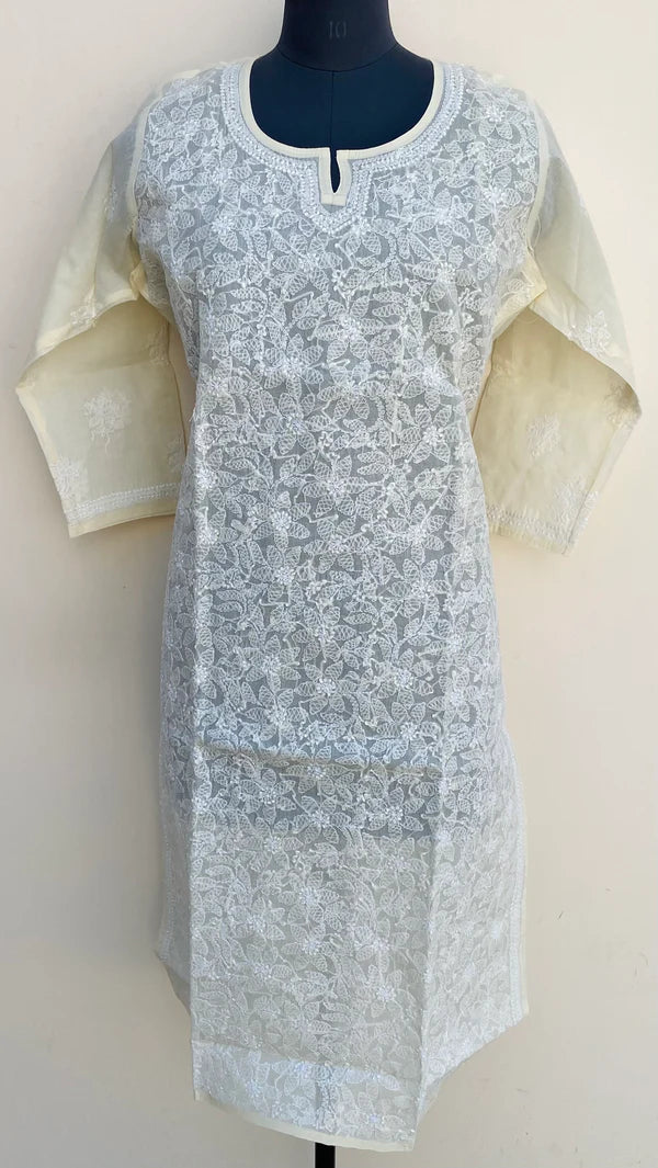 Lucknowi Chikankari Kurti Cotton
