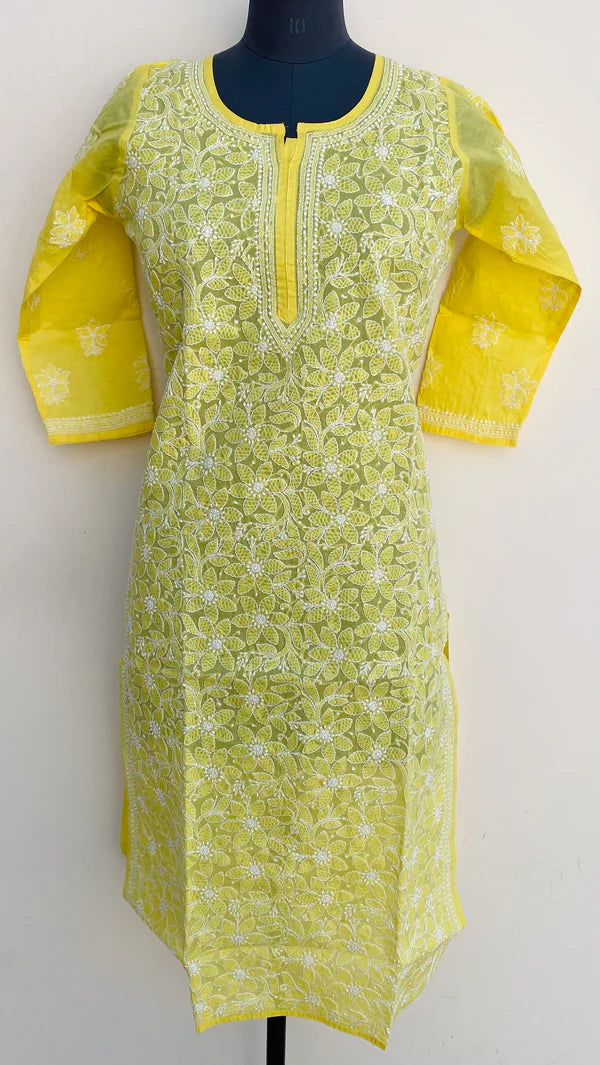 Lucknowi Chikankari Kurti Cotton