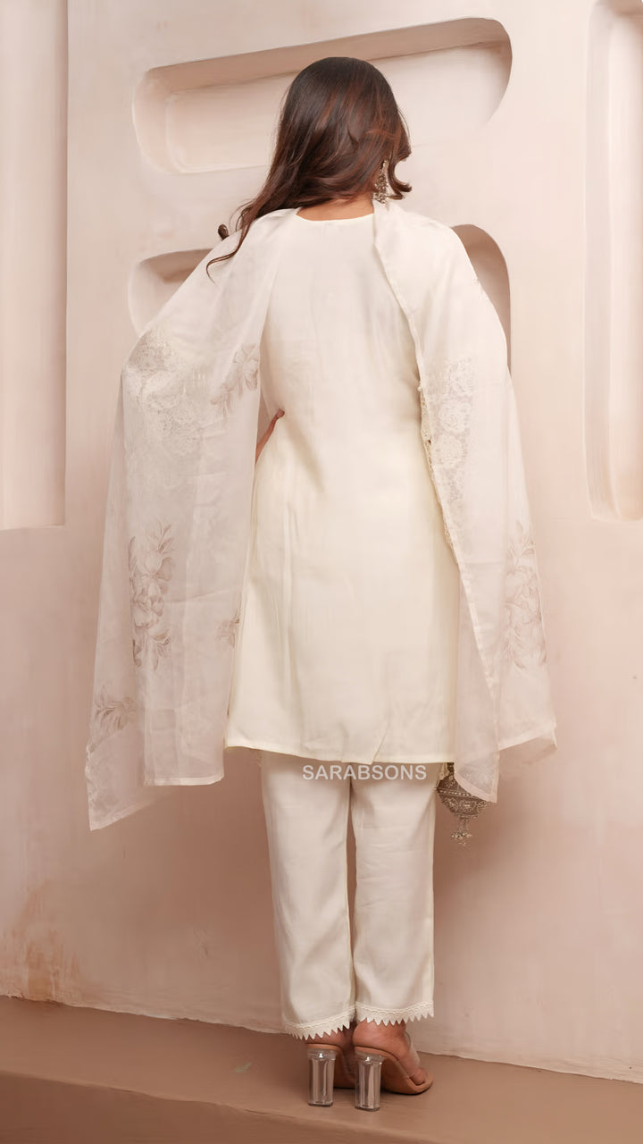 Ivory Dreams Suit Set- Pants Set
