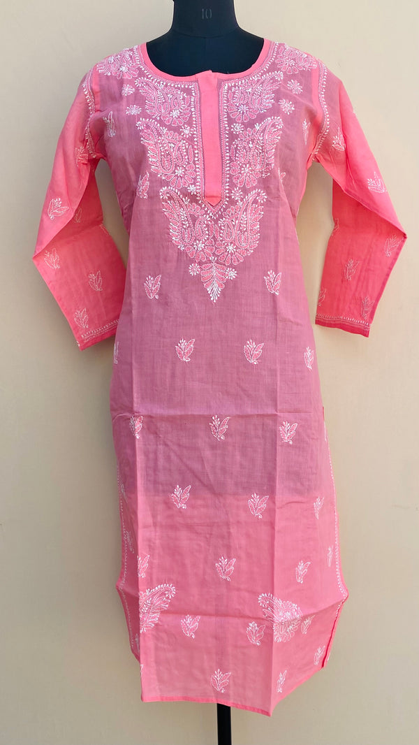 Lucknowi Chikankari Kurti Gajri Cotton