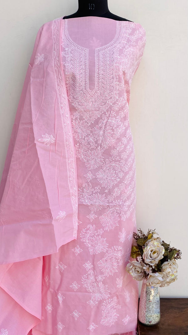 Cotton Dupatta Chikankari Suits  Chikirpolo