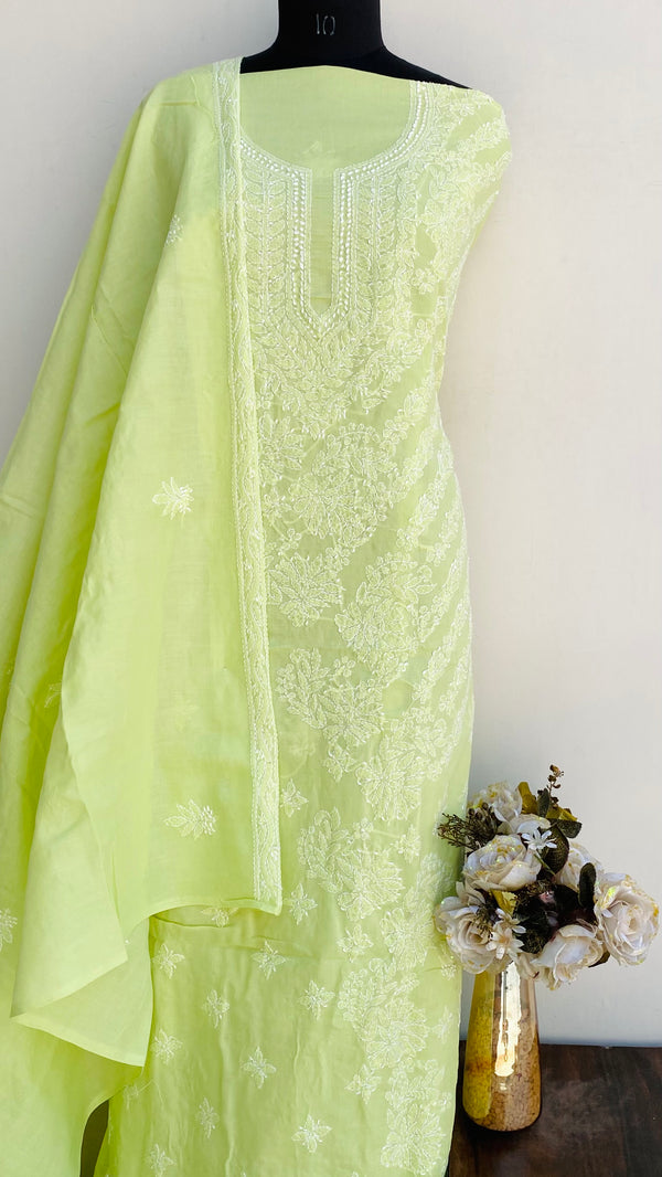 Cotton Dupatta Chikankari Suits  Chikirpolo